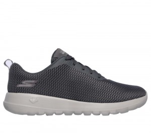 Men Skechers GOwalk Max - Effort Lace Up Charcoal USA | 7164-ZRUWJ