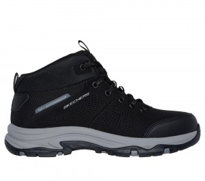 Women Skechers Relaxed Fit: Trego - Trail Destination Boots Black / Charcoal USA | 6750-BHJLR