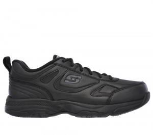 Women Skechers Work Relaxed Fit: Dighton - Bricelyn SR Work Shoes Black USA | 8203-TEHUM